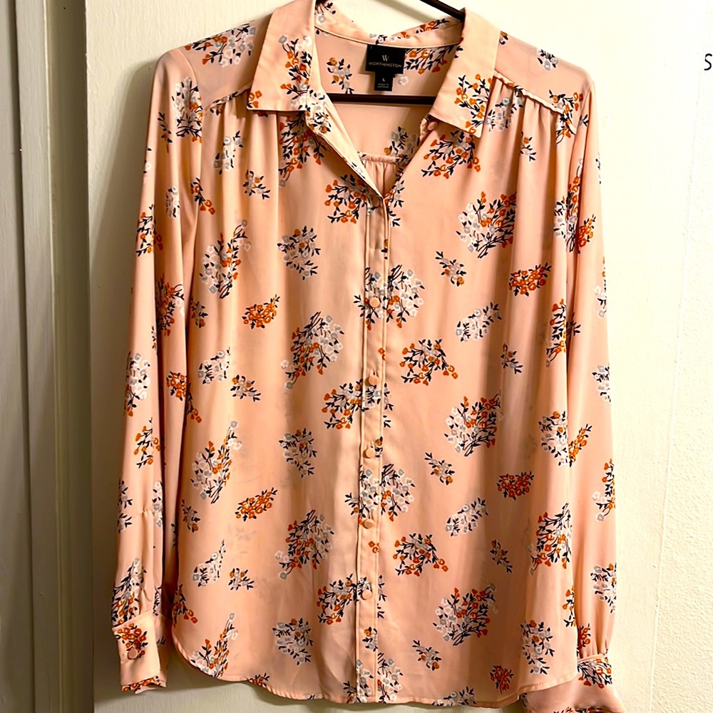 Floral button down